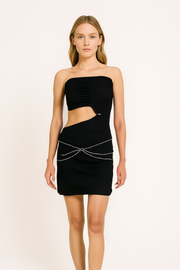 vestido curto orizzon.