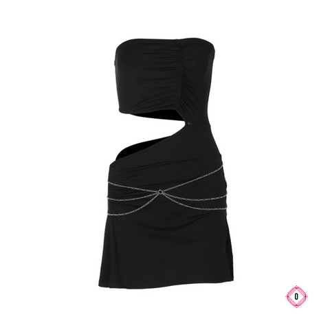 vestido curto orizzon.
