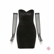 vestido curto korini.