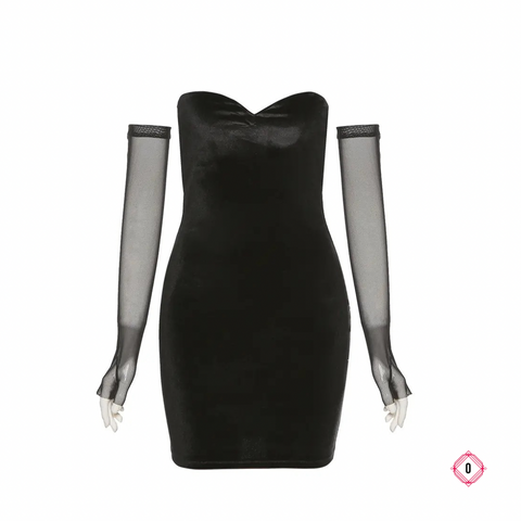 vestido curto korini.