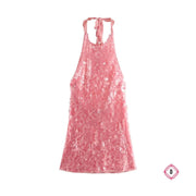 vestido curto lunar.