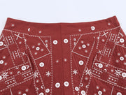 conjunto blusa e short louis.