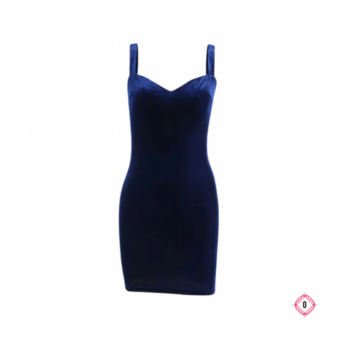 Vestido Curto Azul