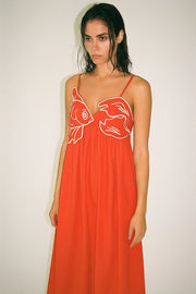 vestido midi fish.