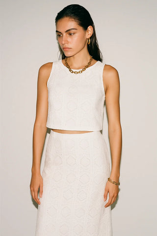 conjunto blusa e saia field.